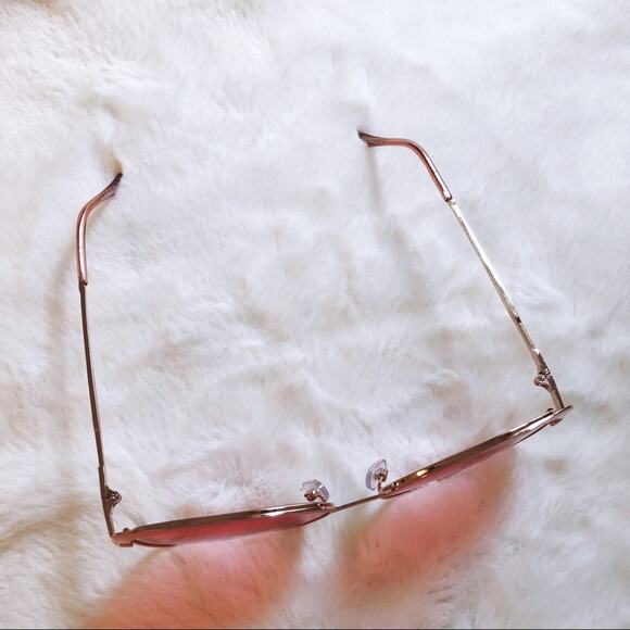 Robbie Pink Full Rim Retro Cat Eye Sunglasses - Picture 3 of 10